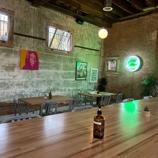 Inside restaurant wall