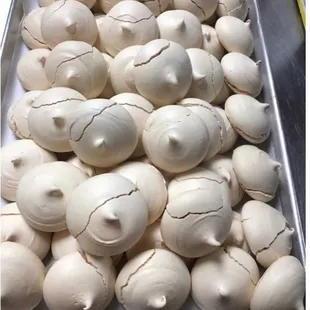 a tray full of mushrooms