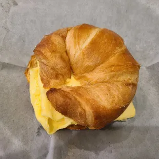 Breakfast Sandwich- Croissant with eggs and cheese