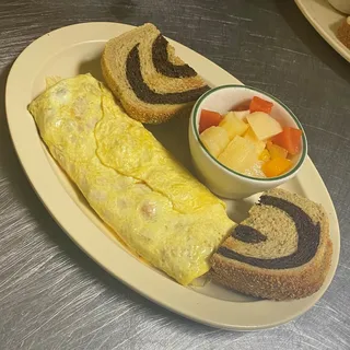 Sausage and Cheese Omelet