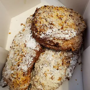 My favorite double baked almond croissant and chocolate