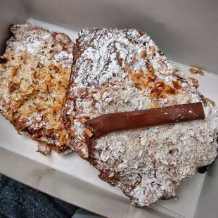 Twice Baked Chocolate Almond Croissant