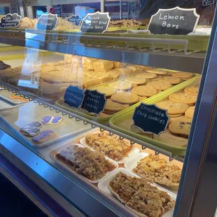 a variety of baked goods