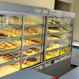 Large selection of donuts