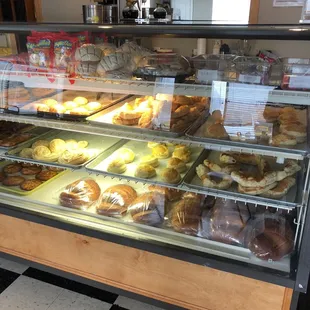 a variety of baked goods