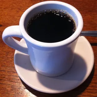 The coffee at in Columbian restaurant is worth the trip