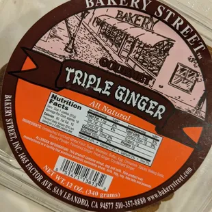 Triple Ginger package