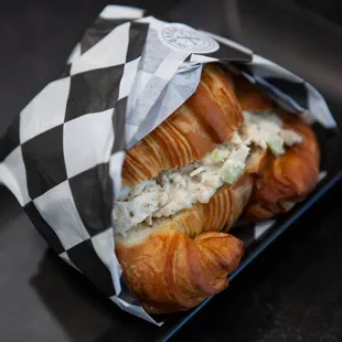 Chicken salad croissant
