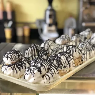 White chocolate pastry