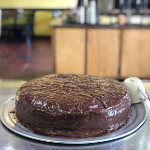 Brazilian chocolate cake (brigadeiro)