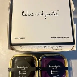 Solo Ube and Solo BZ Cake