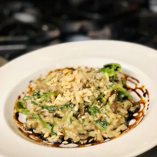 Wild mushroom &amp; Smoked Blue Cheese Risotto