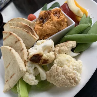 Sweet Potato Hummus & Crudite