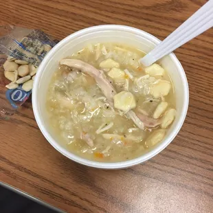 Rotisserie chicken soup