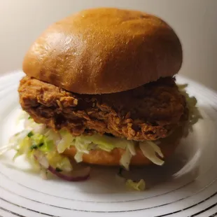 Fried tofu sandwich from Bakesale Betty on 3/9/24