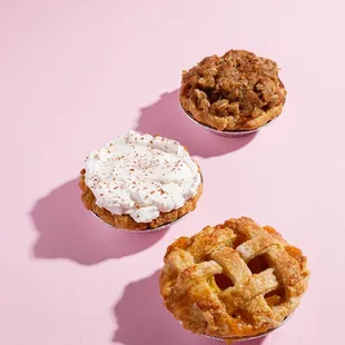a variety of pies