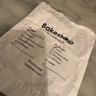 Empty package where a Cookiewhich used to be.