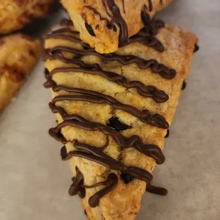 Chocolate peanut butter scones