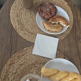 Our delicious food and coffee. Very cutesy.