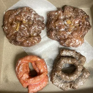 Two fritters and two old fashioned