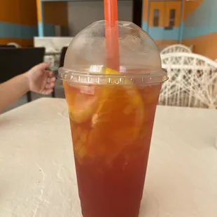 The strawberry mock tail which was caffeine and alcohol free, tasted like the perfect summer refresher! So light and delicious