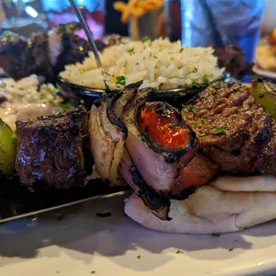 Steak kabobs