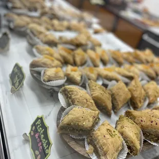 All sorts of baklava!