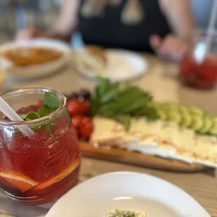 Compote and charcuterie plate