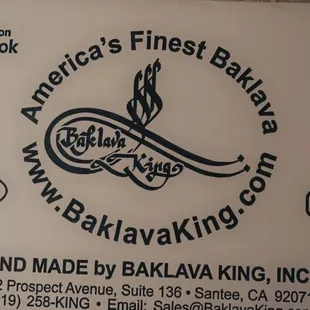 the back of the package