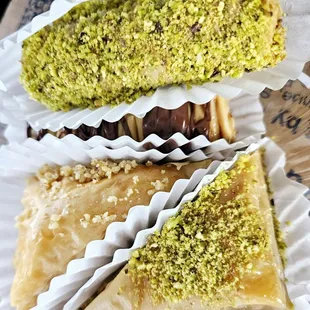 two pastries on a plate