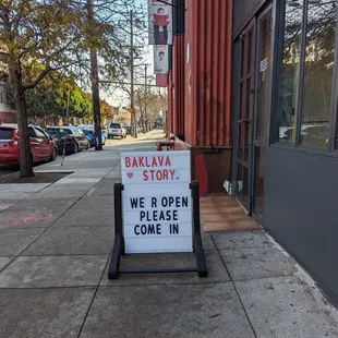 It can be easy to miss! Across the street from Dandelion Chocolate and Best Buy. Parking can be tricky.
