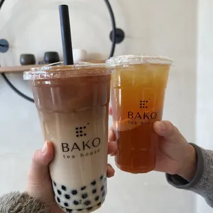 Ceylon Tea Latte and Grapefruit Green Tea