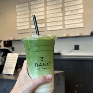 Matcha latte oat