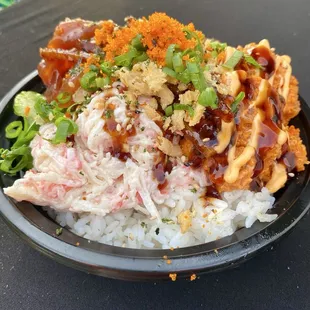 Poke bowls