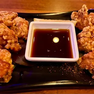 Chicken karaage appetizer- crazy crispy good!