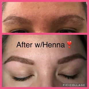 Eyebrows Reshape &amp; Henna Tint ~