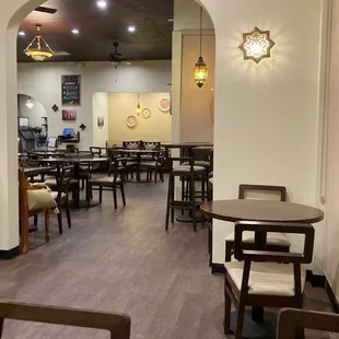 View inside the restaurant