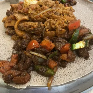 Awaze tibs and firfir