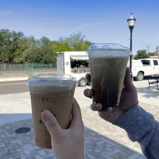 Muddy matcha and mazapan latte