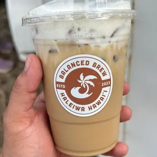 Iced dream girl latte