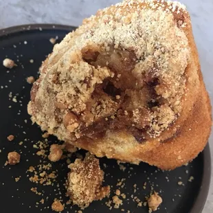 Apple streusel muffin