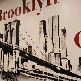 Great NYC mural as you walk in