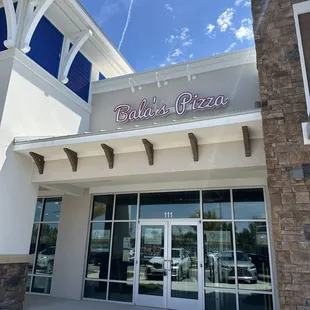 Exterior View of the Pizzeria