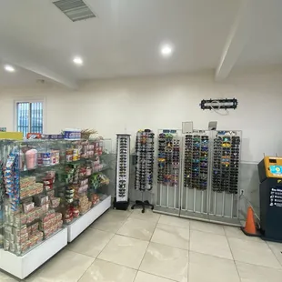 ATM machine and convenience store items