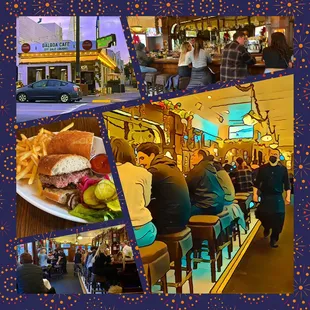 Montage of images from Balboa Cafe