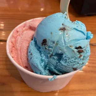 Strawberry and Cookie Monster