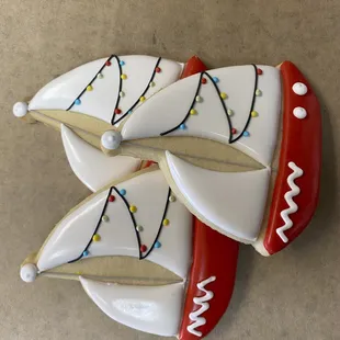 SEASONAL Balboa Island Christmas Boat Sugar Cookie