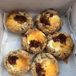 Cheddar bacon Scones