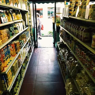 a grocery store aisle
