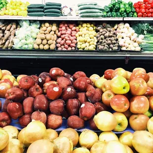 a variety of fruits and vegetables